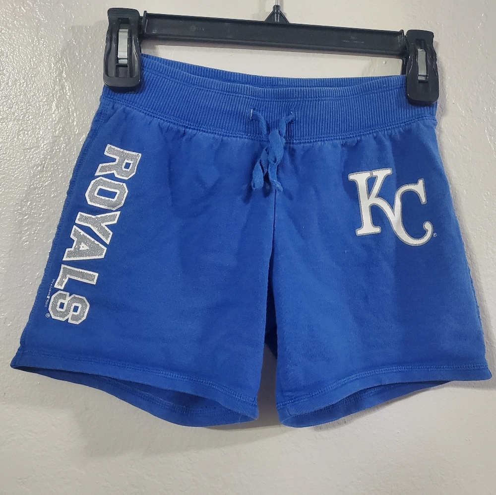 Girls KC Royals shorts